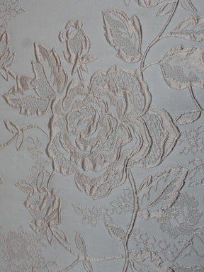 Brocade de soie italienne mélangée pêche pâle - BR1012