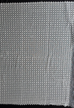 Tulle brodé de perles ivoire - EB1059