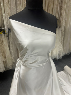 Mélange de soie ivoire satin duchesse - Deluxe
