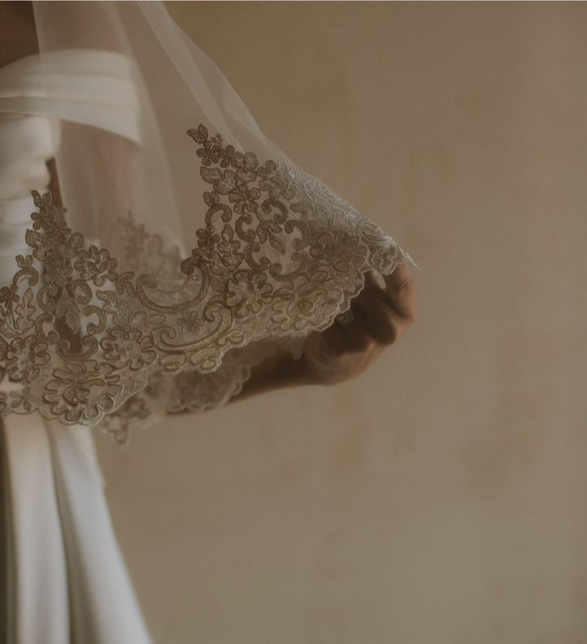 Bordure en dentelle ivoire - Belinda