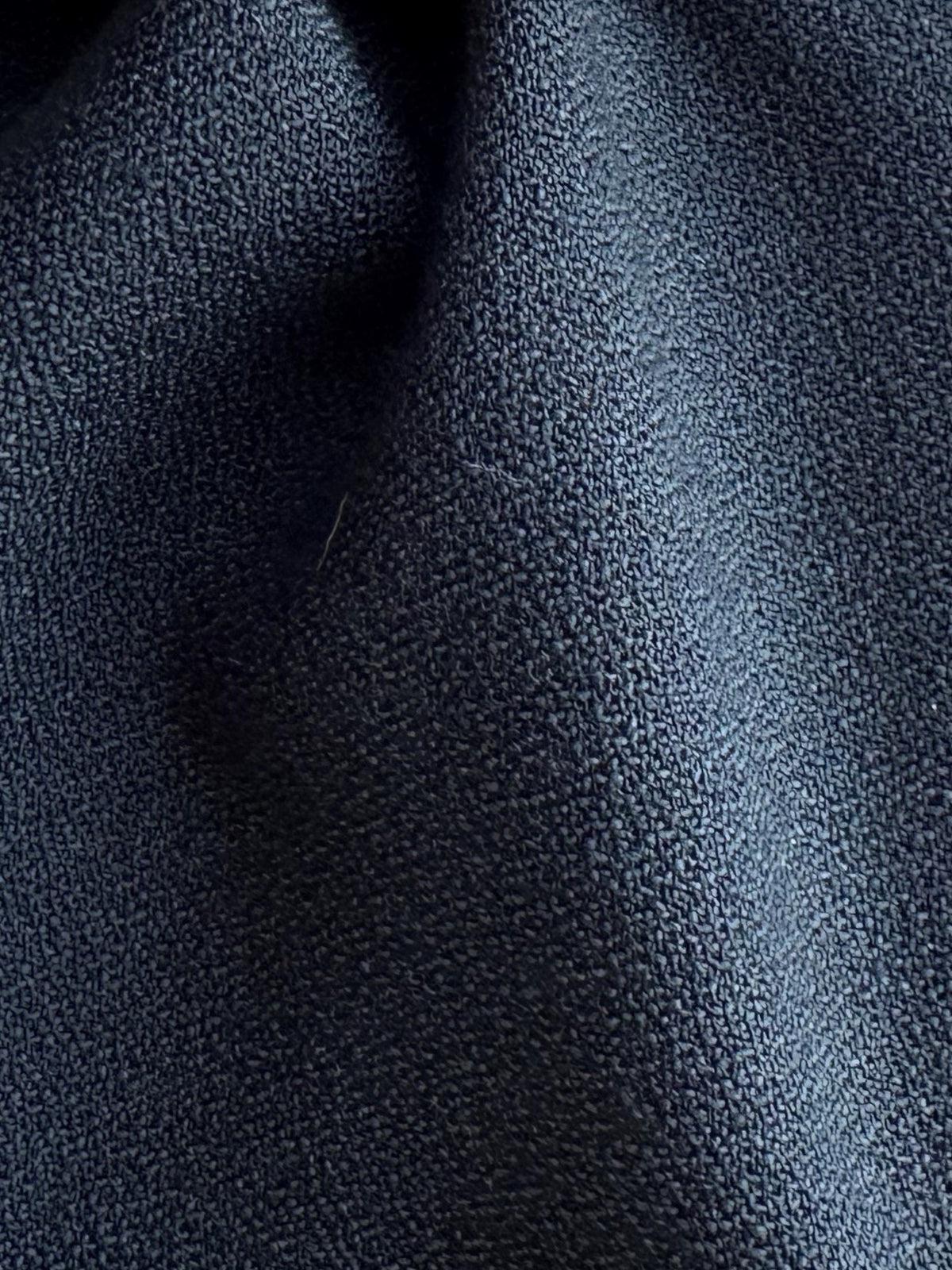 Black Viscose Blend Stretch Crepe - Rainmaker