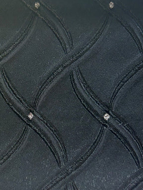 Tissu pour gilet noir - Copenhague