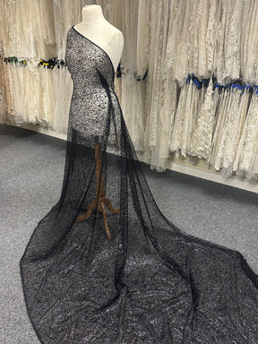 Tulle Noir Pailleté -Débonnair