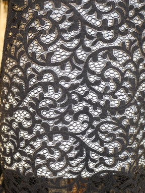 Dentelle Noire Cordonnée - Alexis