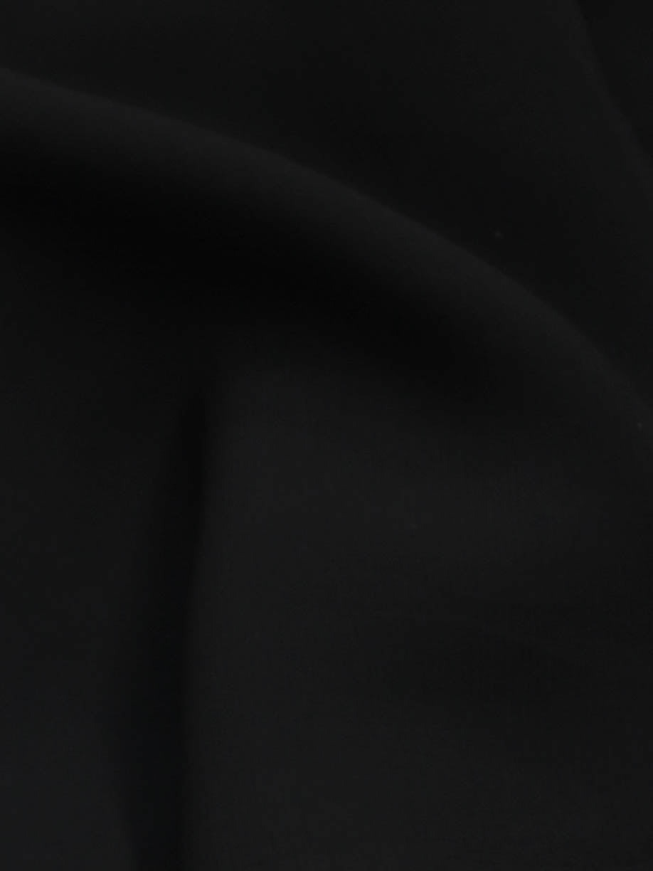 Mousseline Polyester Noir - Bienveillance