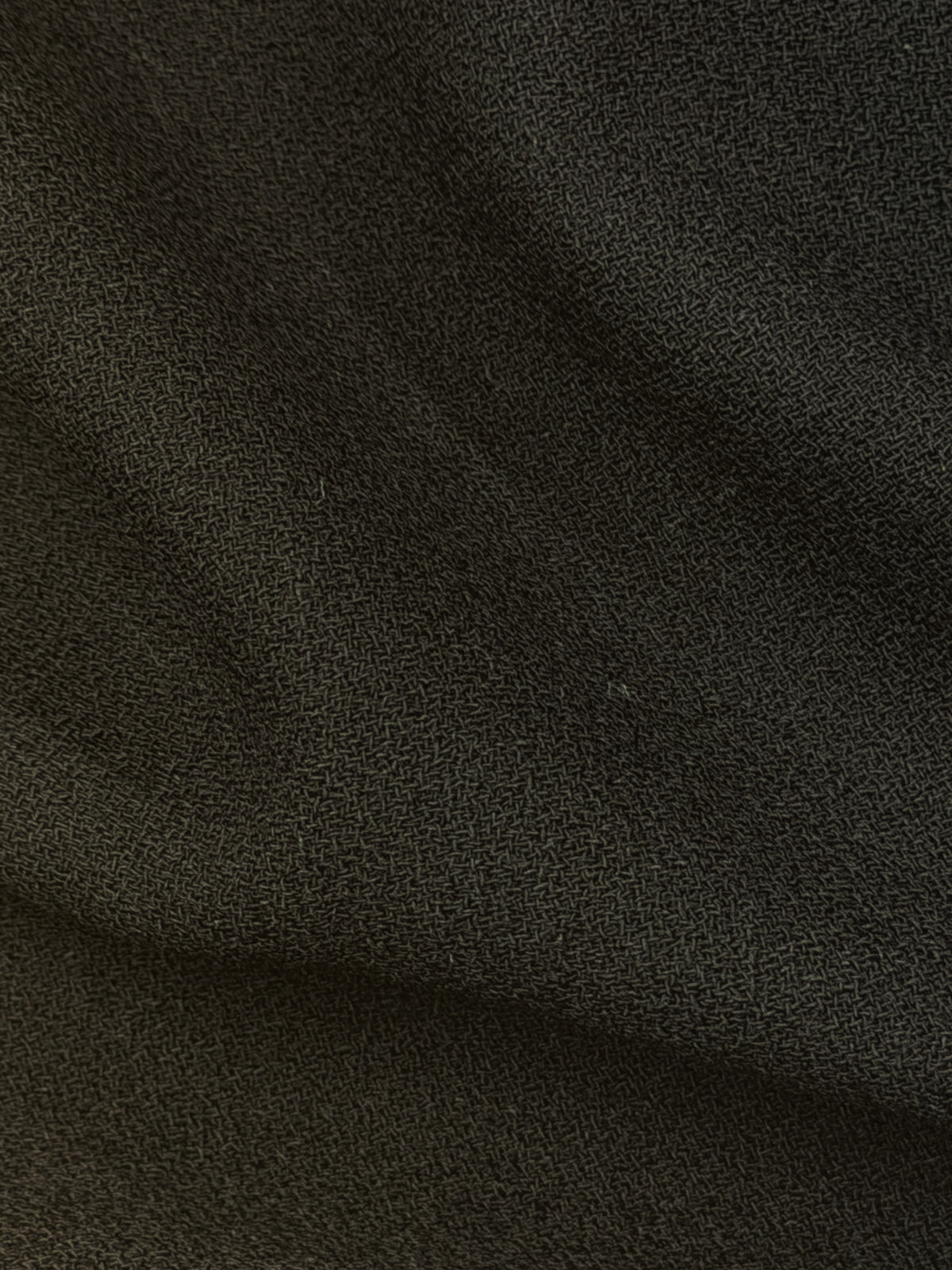 Crêpe de Laine Italienne Noire - P640