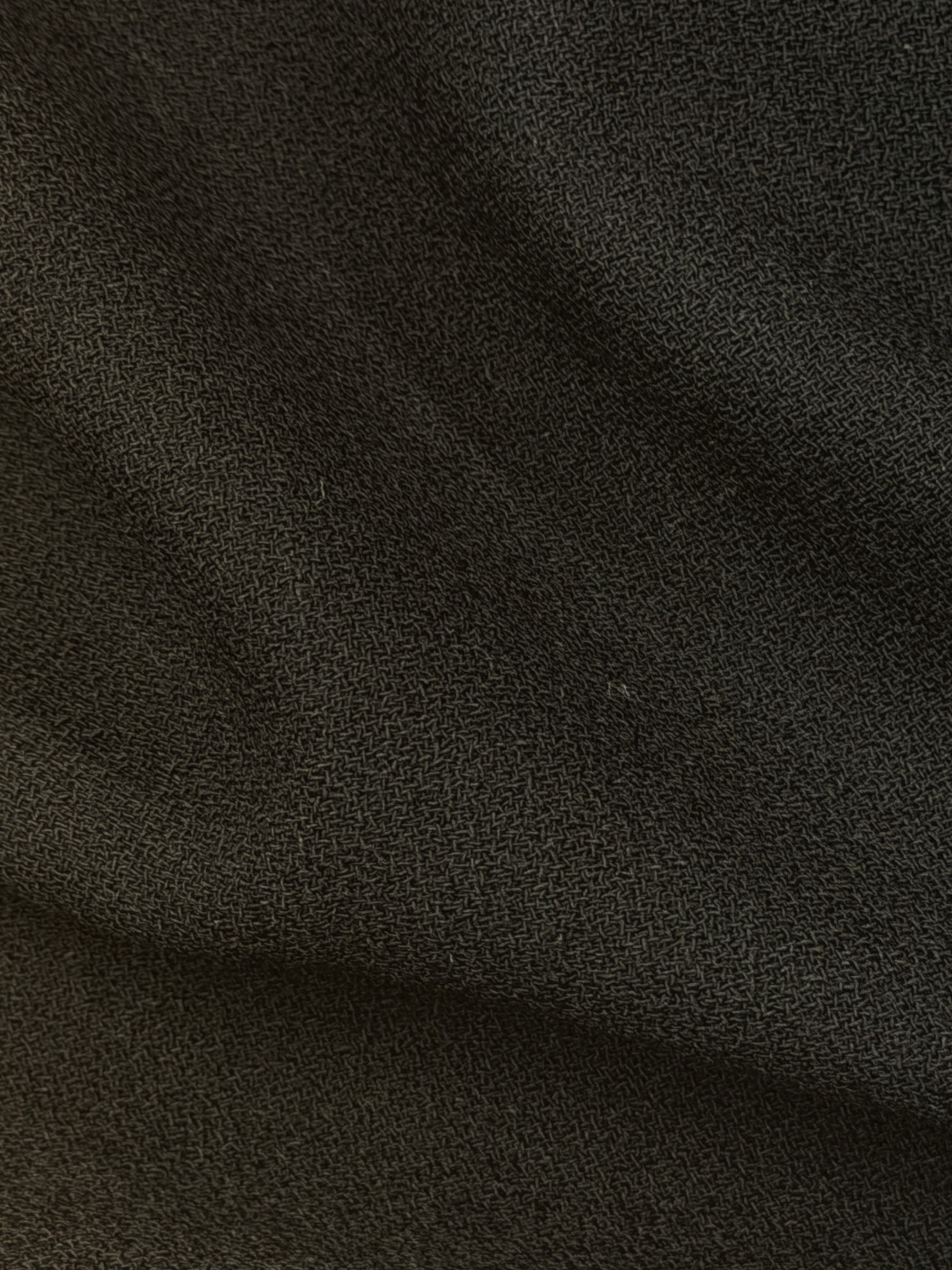 Crêpe de Laine Italienne Noire - P640