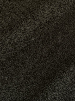 Crêpe de Laine Italienne Noire - P640