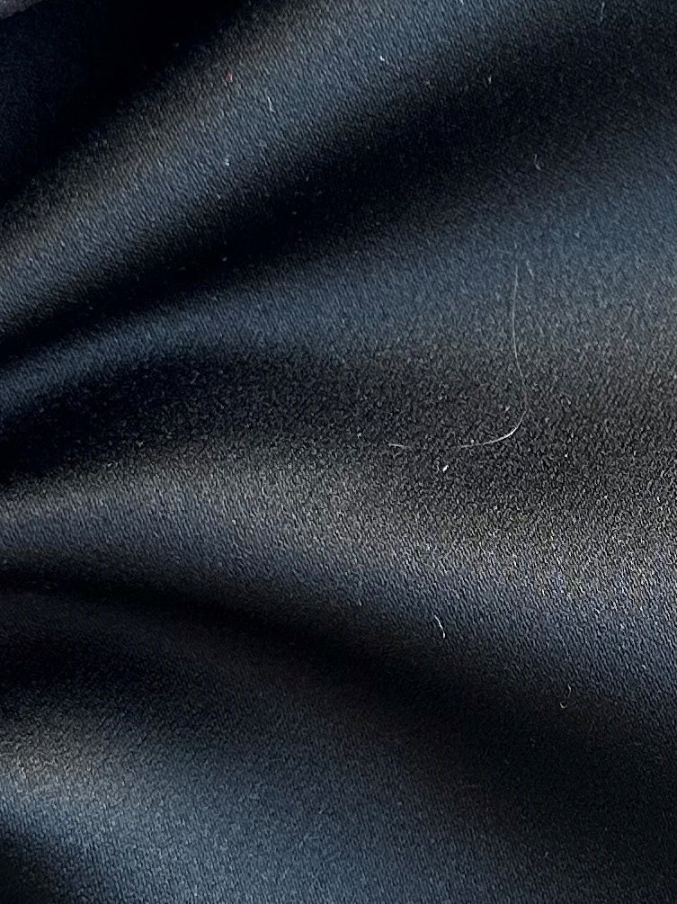 Satin de polyester noir - Moldavie