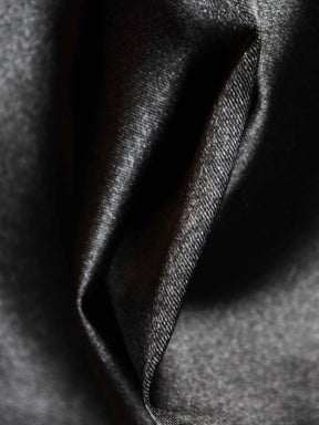 Black White Polyester Satin - P78