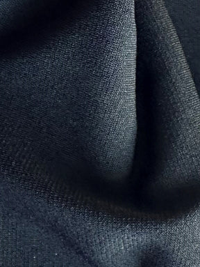 Black Polyester Stretch Jersey - Romania