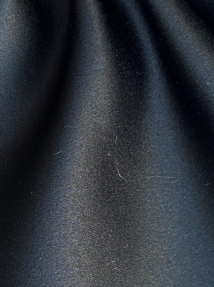 Satin de polyester noir - Moldavie
