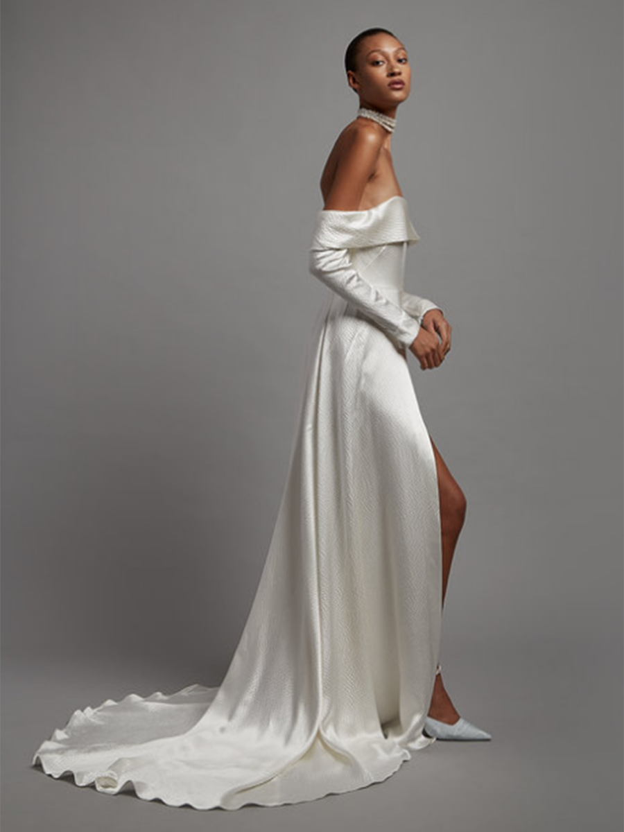 Satin Martele de Soie Ivoire St Maxime