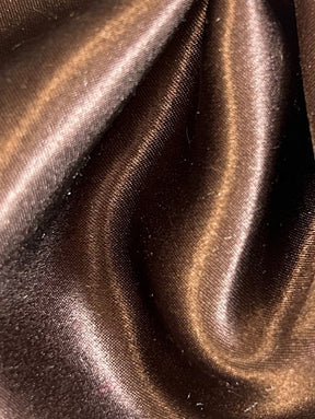 Satin de Soie Marron - Magnifique