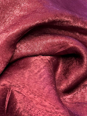 Satin de polyester bordeaux - Usage