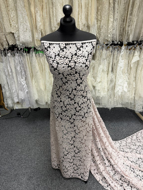 Dentelle Guipure Vieux Rose - P801