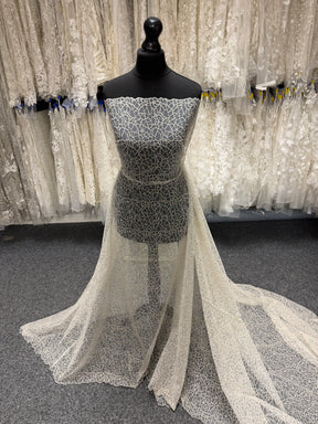 Dentelle brodée dorée - EB5023