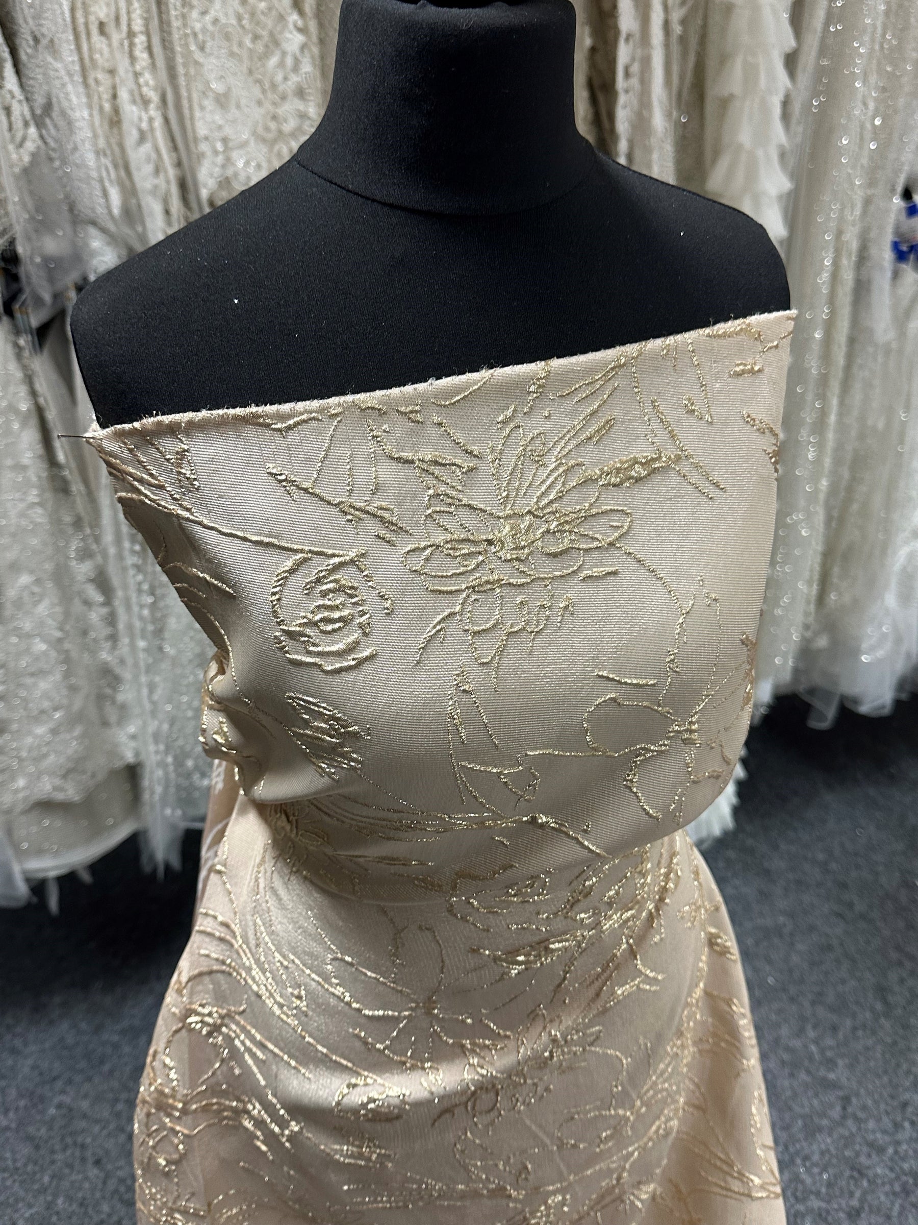 Brocart Jacquard Champagne - Calamité