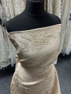 Brocart Jacquard Champagne - Calamité