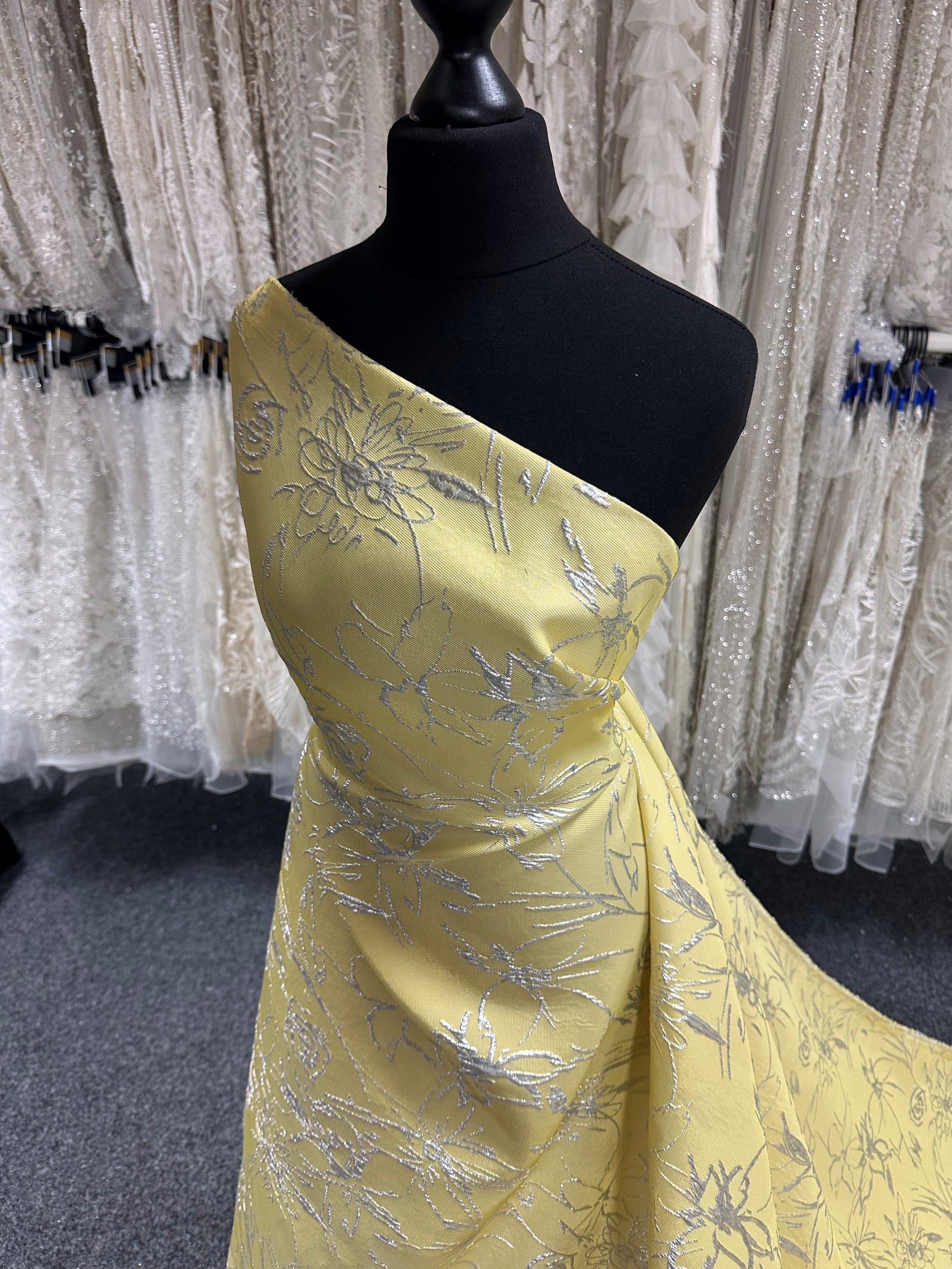 Brocart Jacquard Citron - Calamité