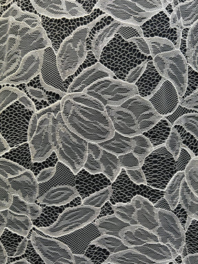 Dentelle Raschel ivoire - Carole