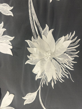 Dentelle 3D Ivoire - Catalina