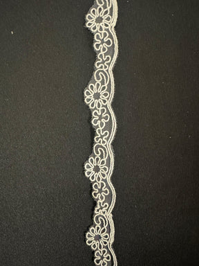 Bordure en dentelle Ivoire Cordée - Celandine