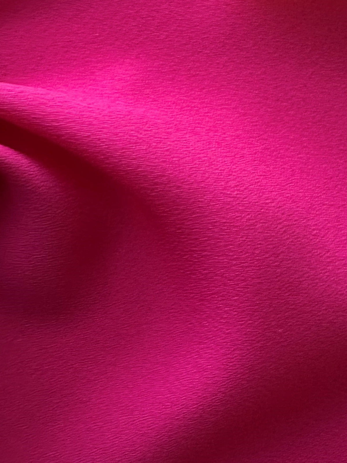Cerise Polyester Georgette - Immobile