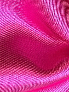 Cerise Polyester Satin - Family