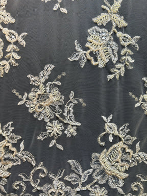 Dentelle Perlée Champagne - Chloé