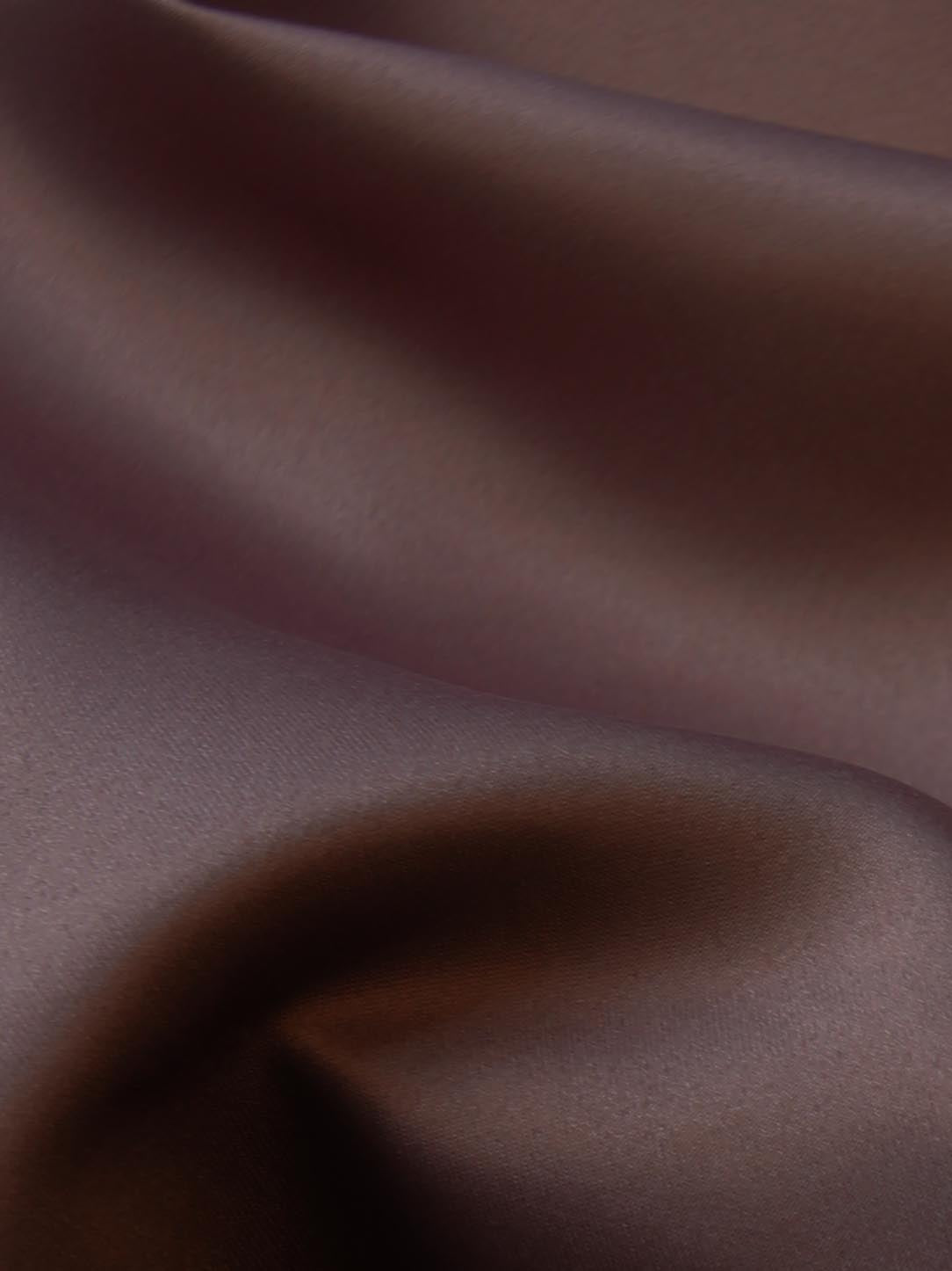 Satin Polyester Chocolat - Majestic
