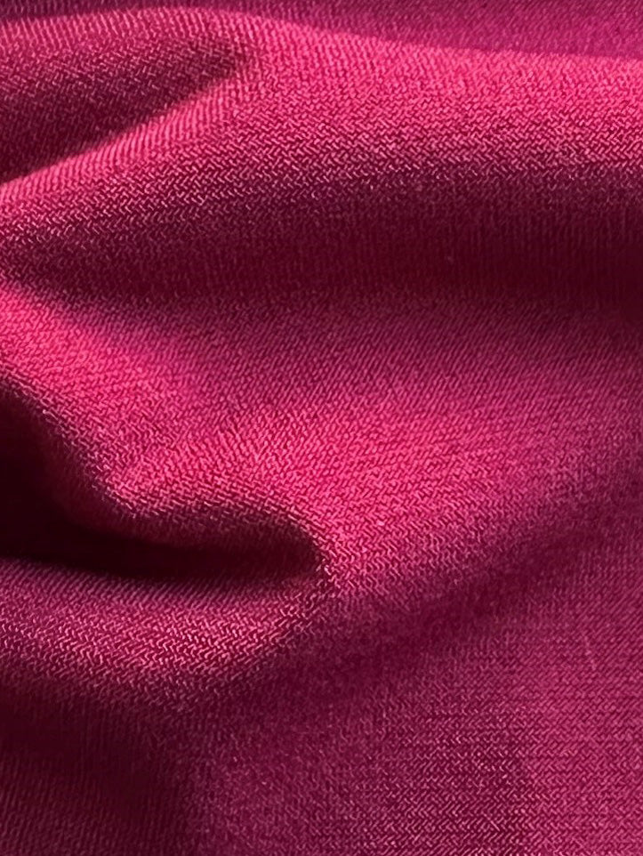 Claret Polyester Stretch Jersey - Romania
