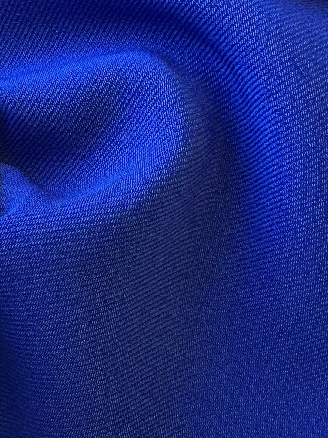 Cobalt Heavyweight Stretch Satin - Diorama
