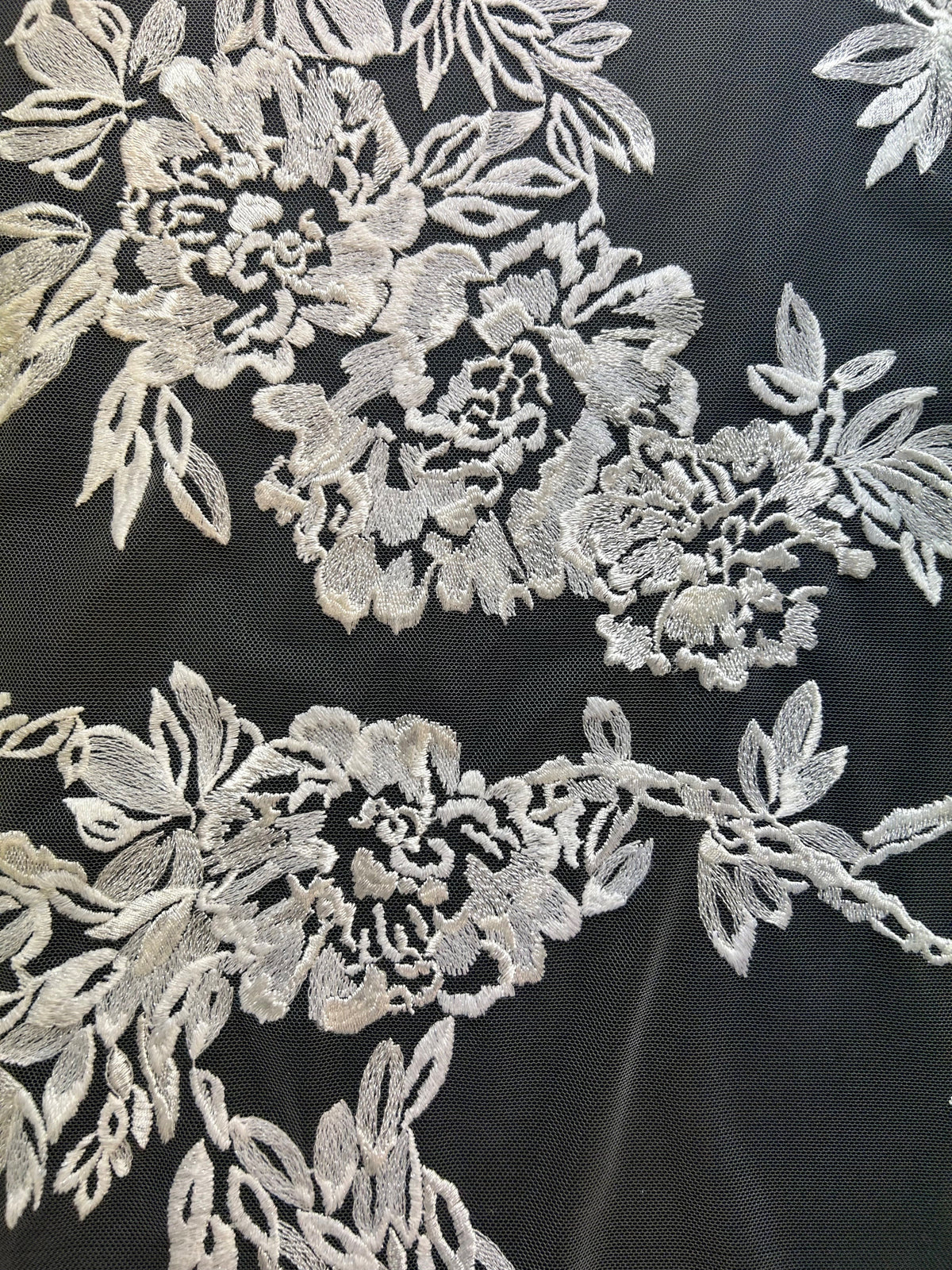 Dentelle Brodée Ivoire - Cora