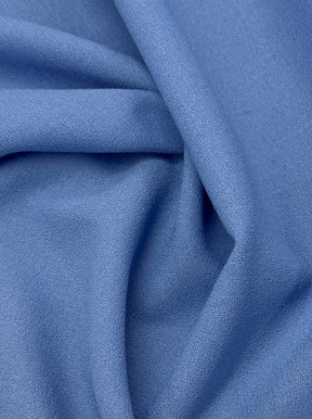Crêpe de laine italienne bleuet - P640