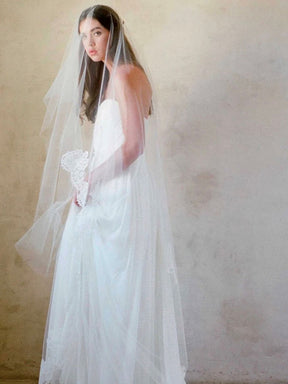 Tulle de mariée blanc pour voiles – Crescendo