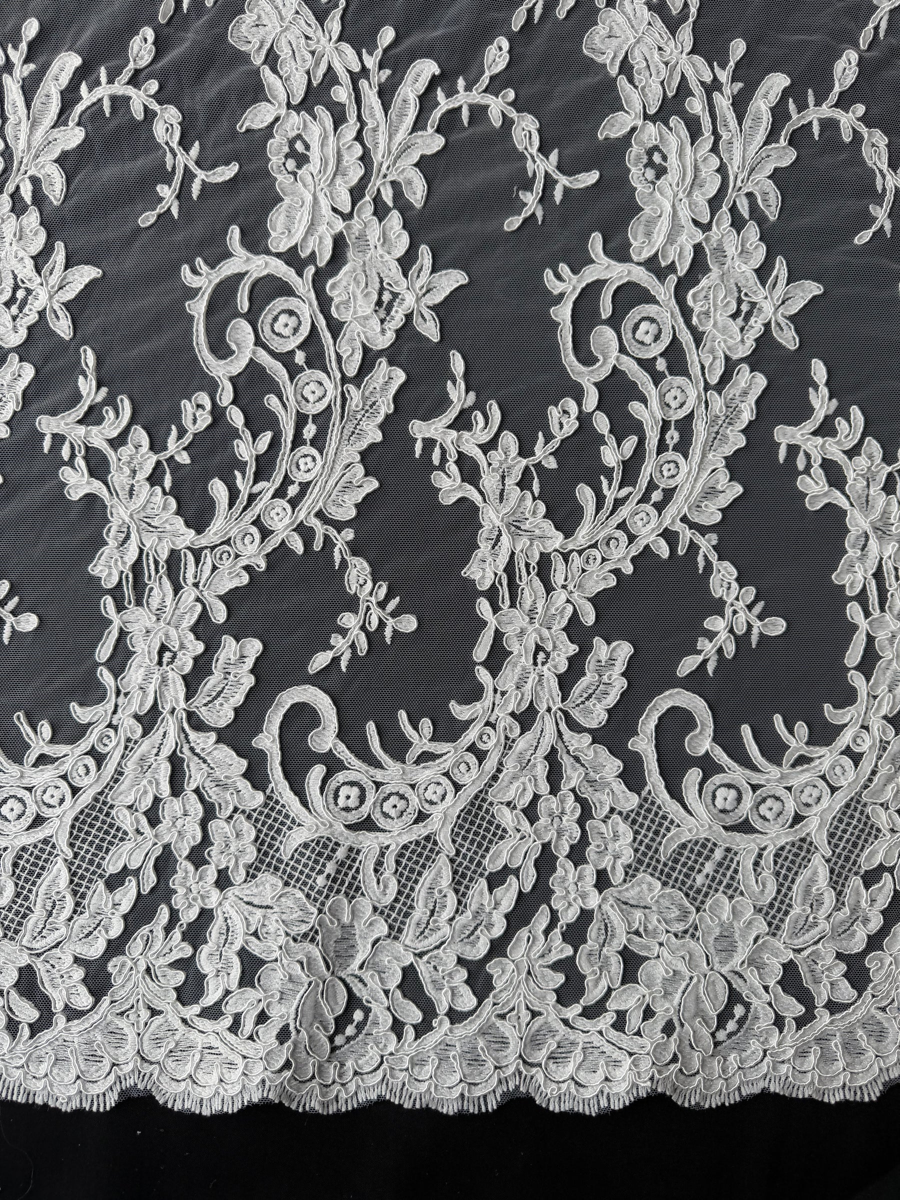 Dentelle Festonnée Ivoire - Embry