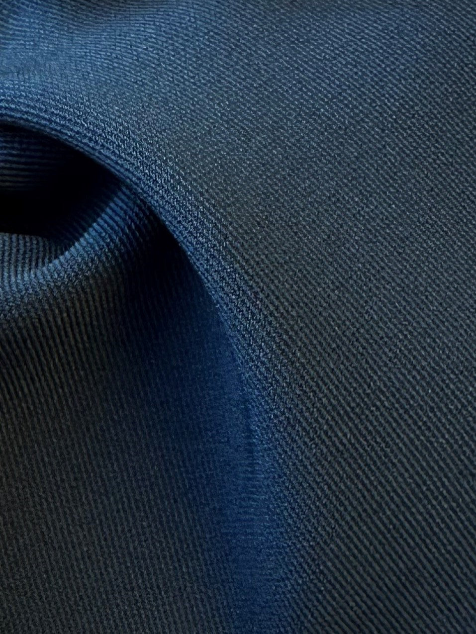 Dark Teal Heavyweight Stretch Satin - Diorama