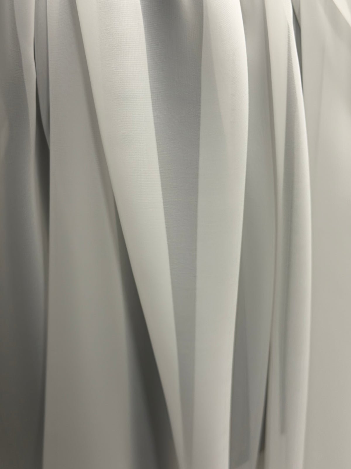 Mousseline de polyester ivoire foncé - P58