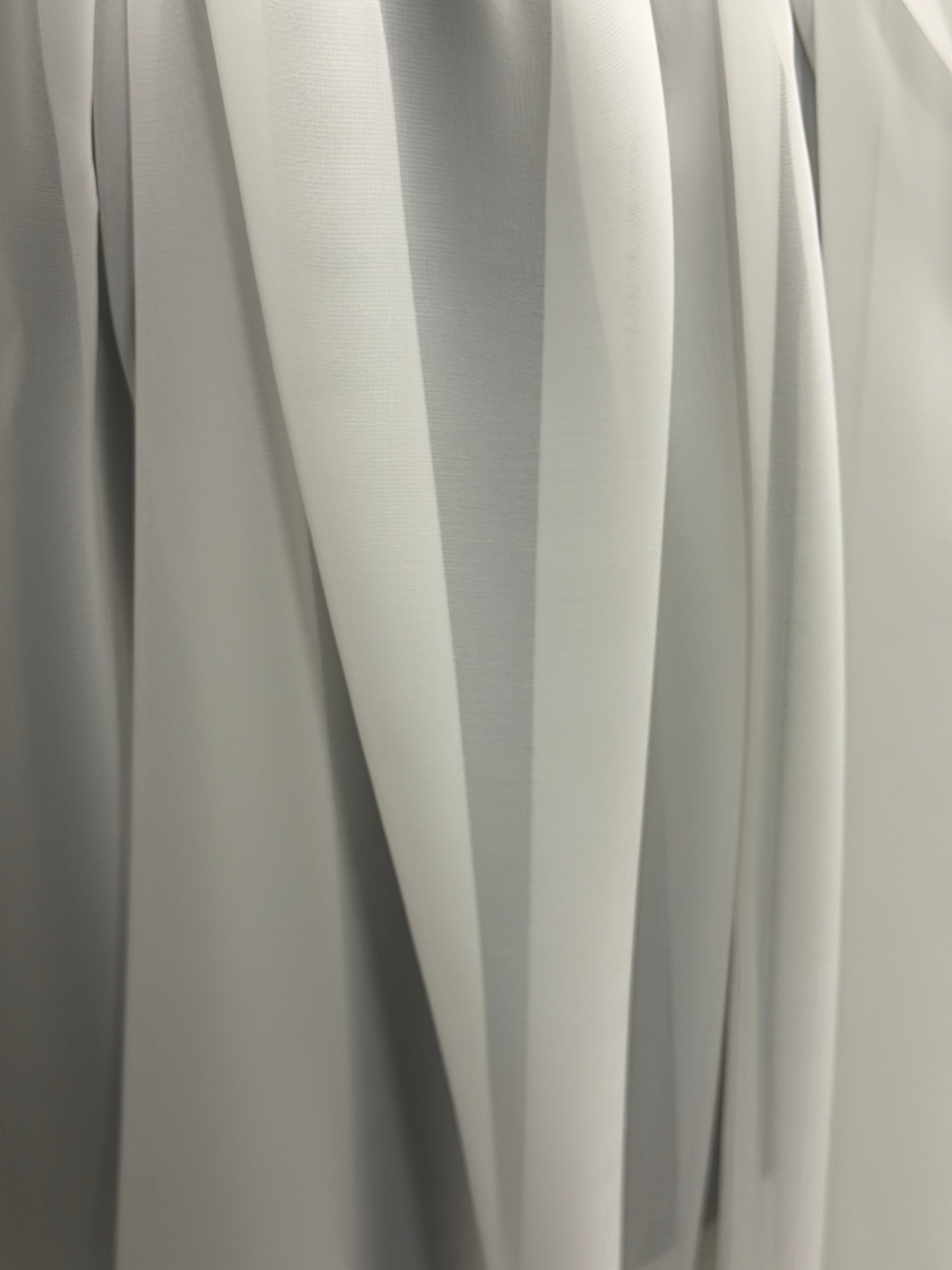 Mousseline de polyester ivoire foncé - P58
