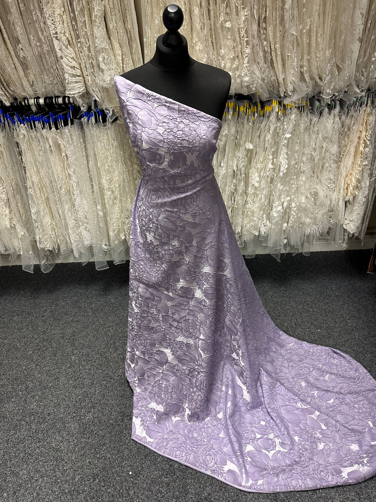 Jacquard texturé lavande - Débat