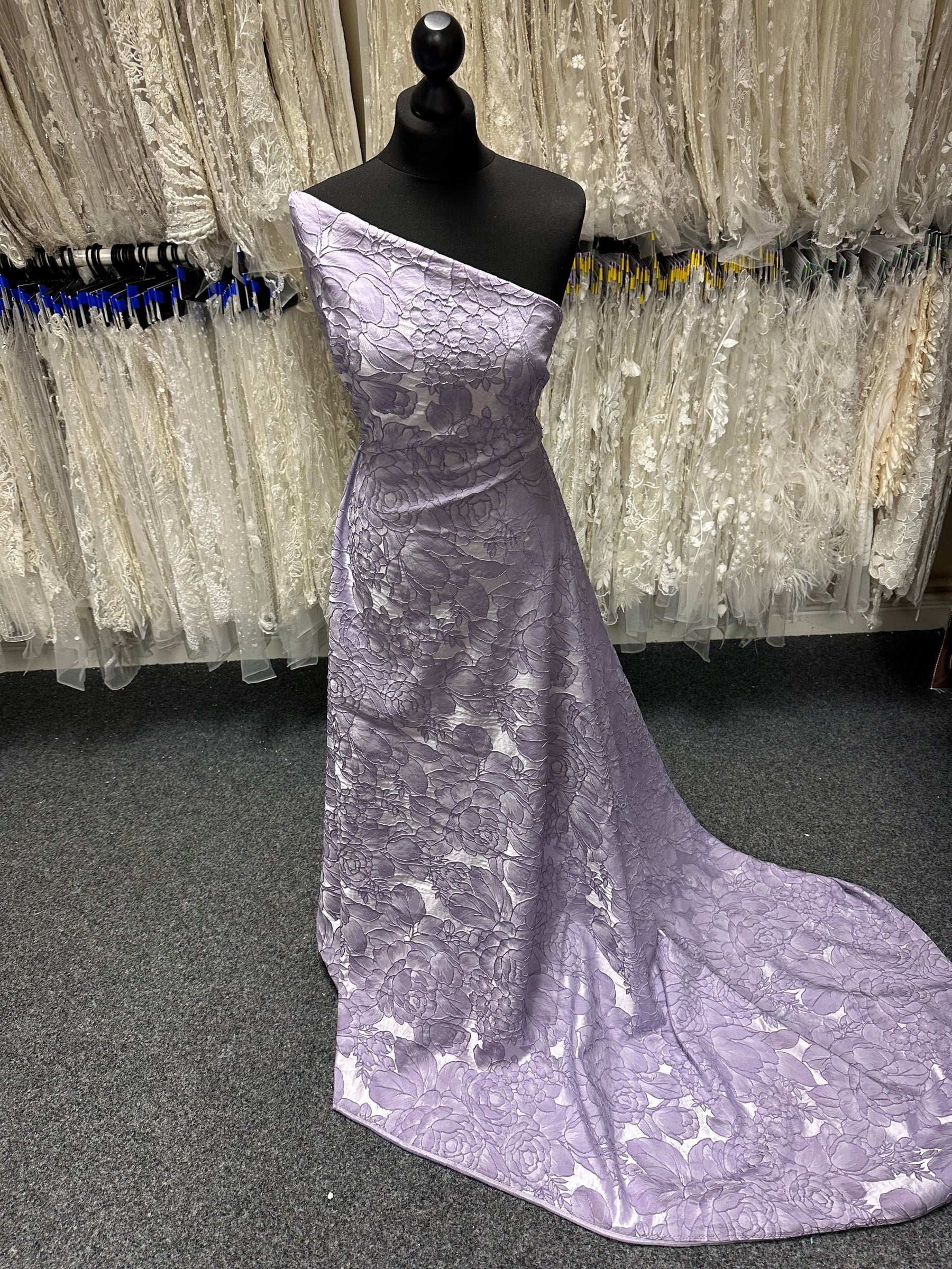 Jacquard texturé lavande - Débat