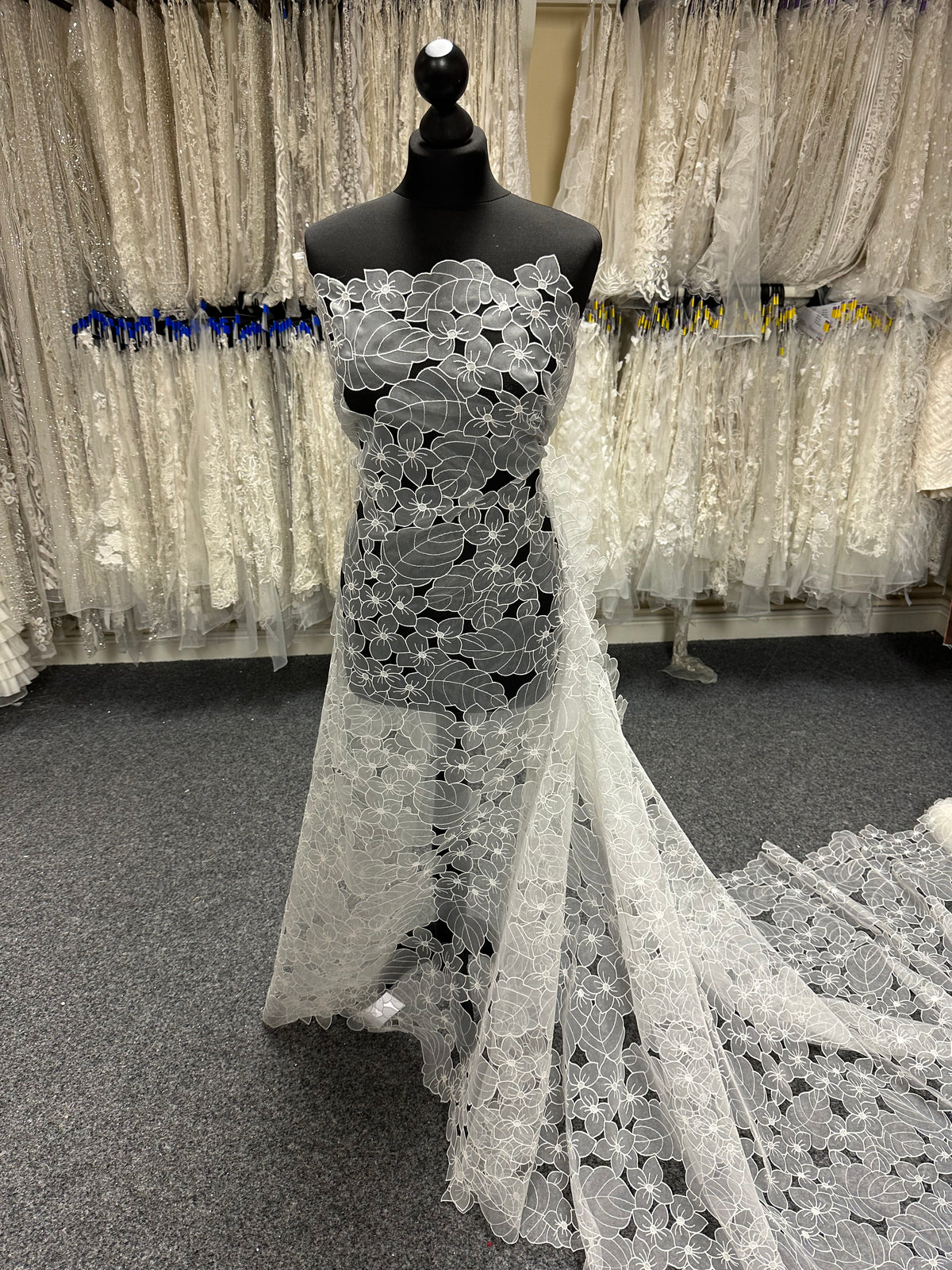 Dentelle organza ivoire - Capacité