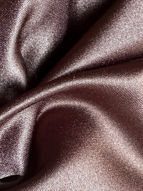 Satin Duchesse Polyester Chocolat - Contessa