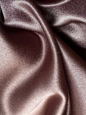Satin Duchesse Polyester Chocolat - Contessa