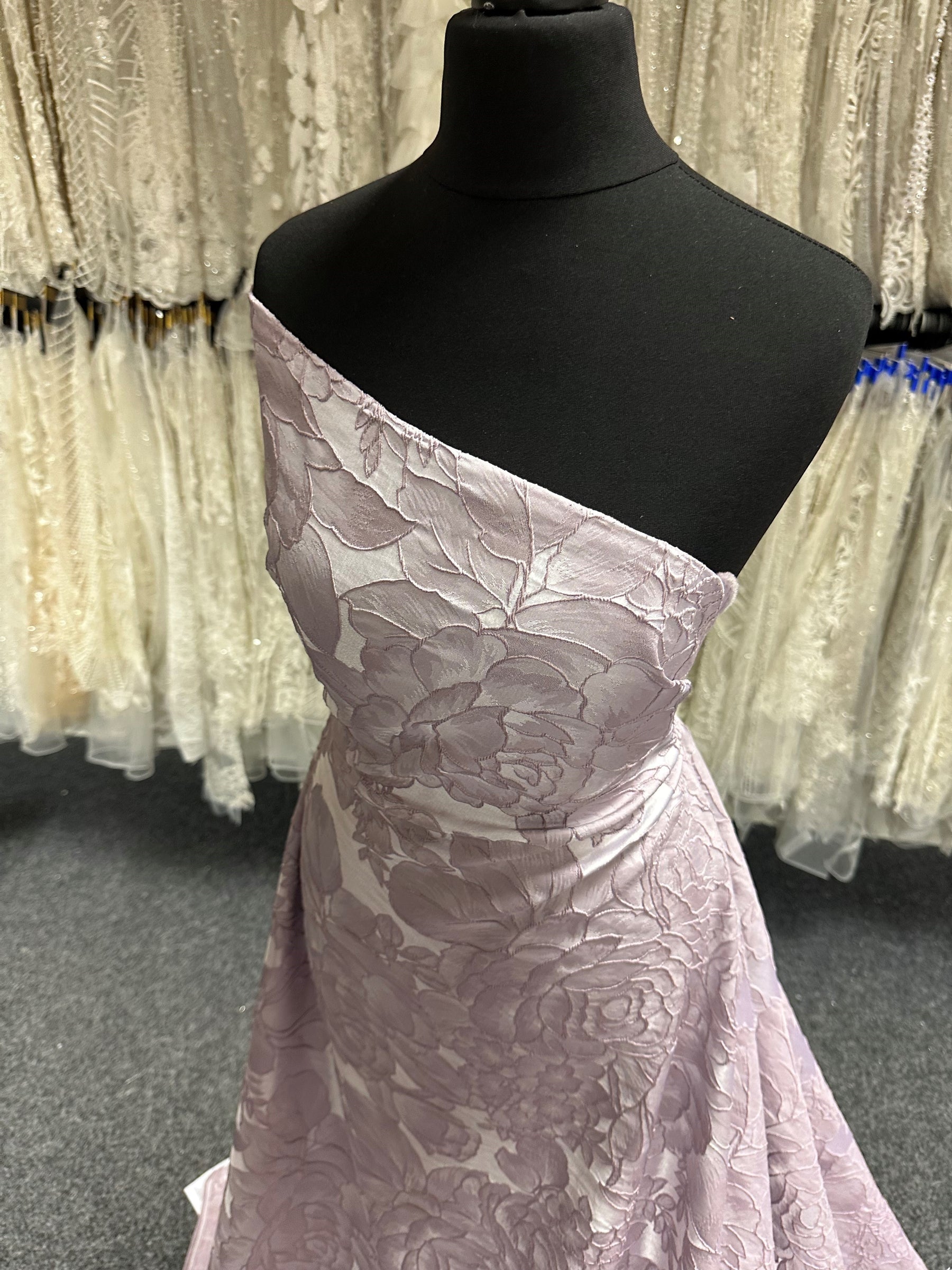 Jacquard texturé mauve - Débat