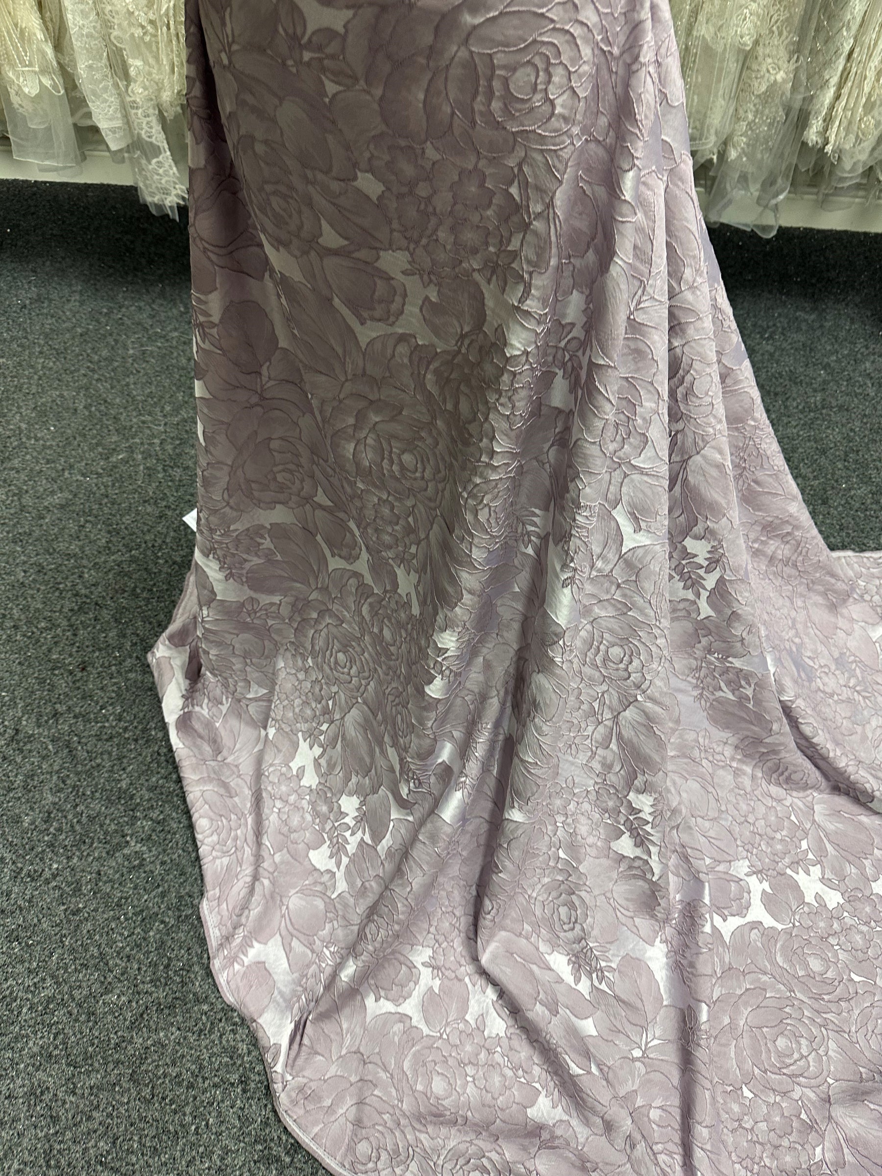 Jacquard texturé mauve - Débat