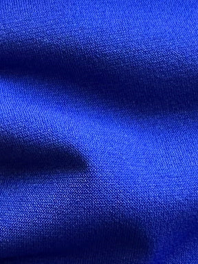 Deep Royal Polyester Stretch Jersey - Romania