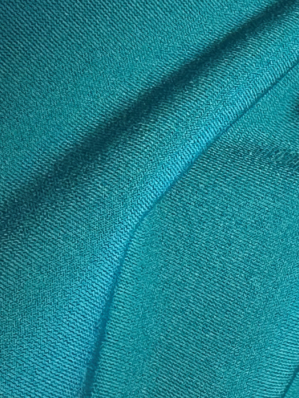 Jersey extensible épais bleu sarcelle profond - Affable