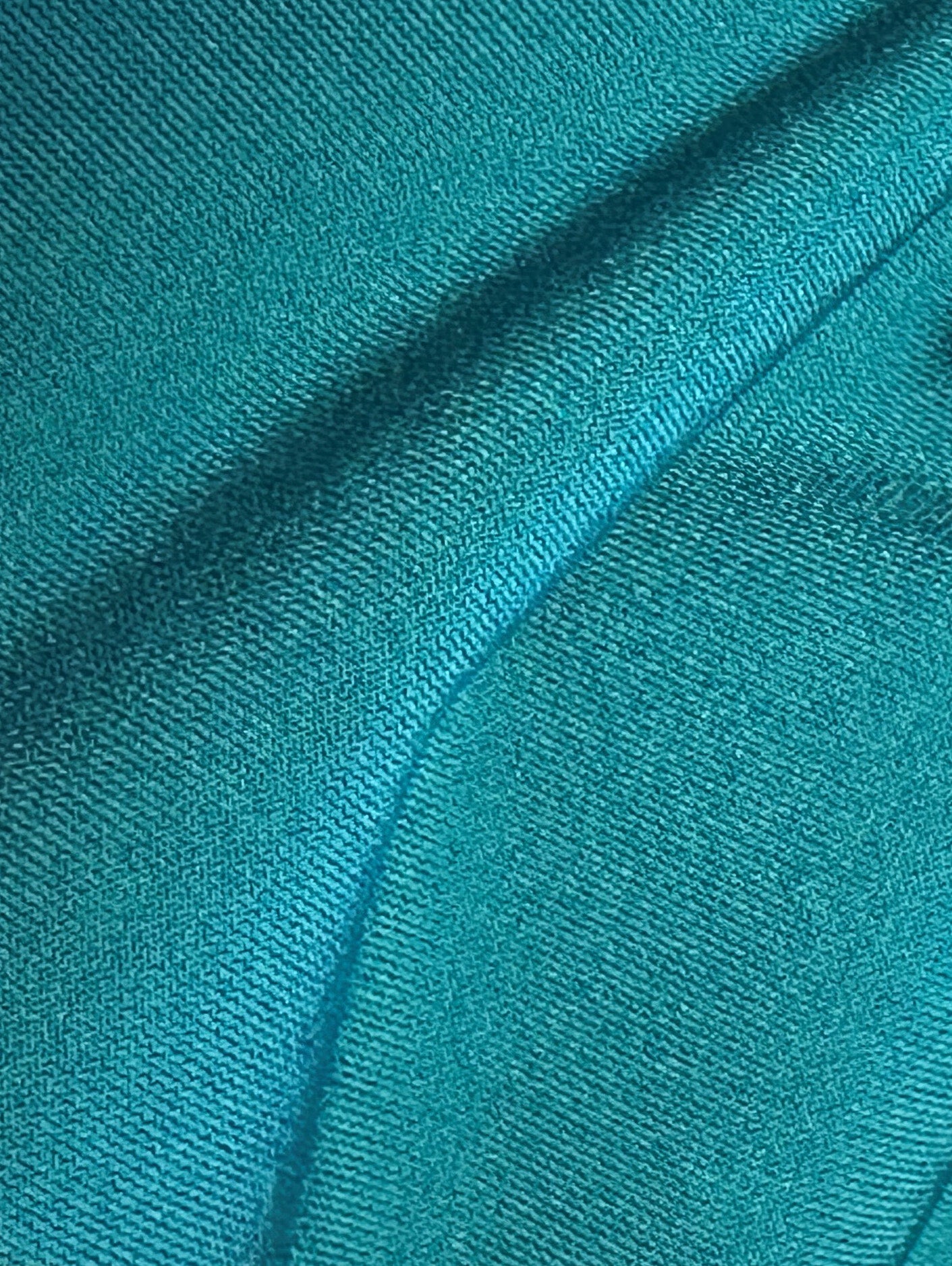 Jersey extensible épais bleu sarcelle profond - Affable